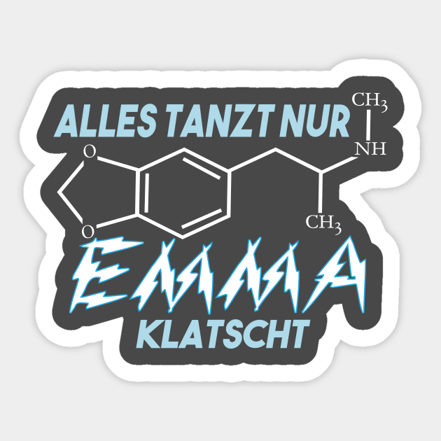 Alles tanzt nur Emma Klatscht Emma Klatscht Sticker TeePublic